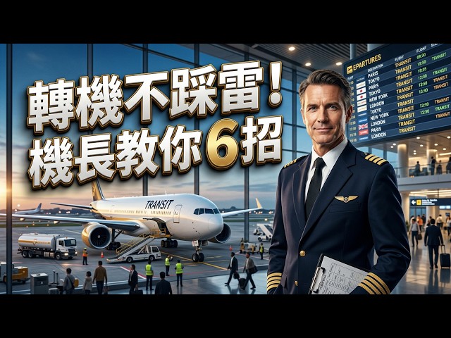 為什麼搭飛機需要轉機？機長親自提醒：這6個細節90%的人都忽略，難怪有人差點誤機！