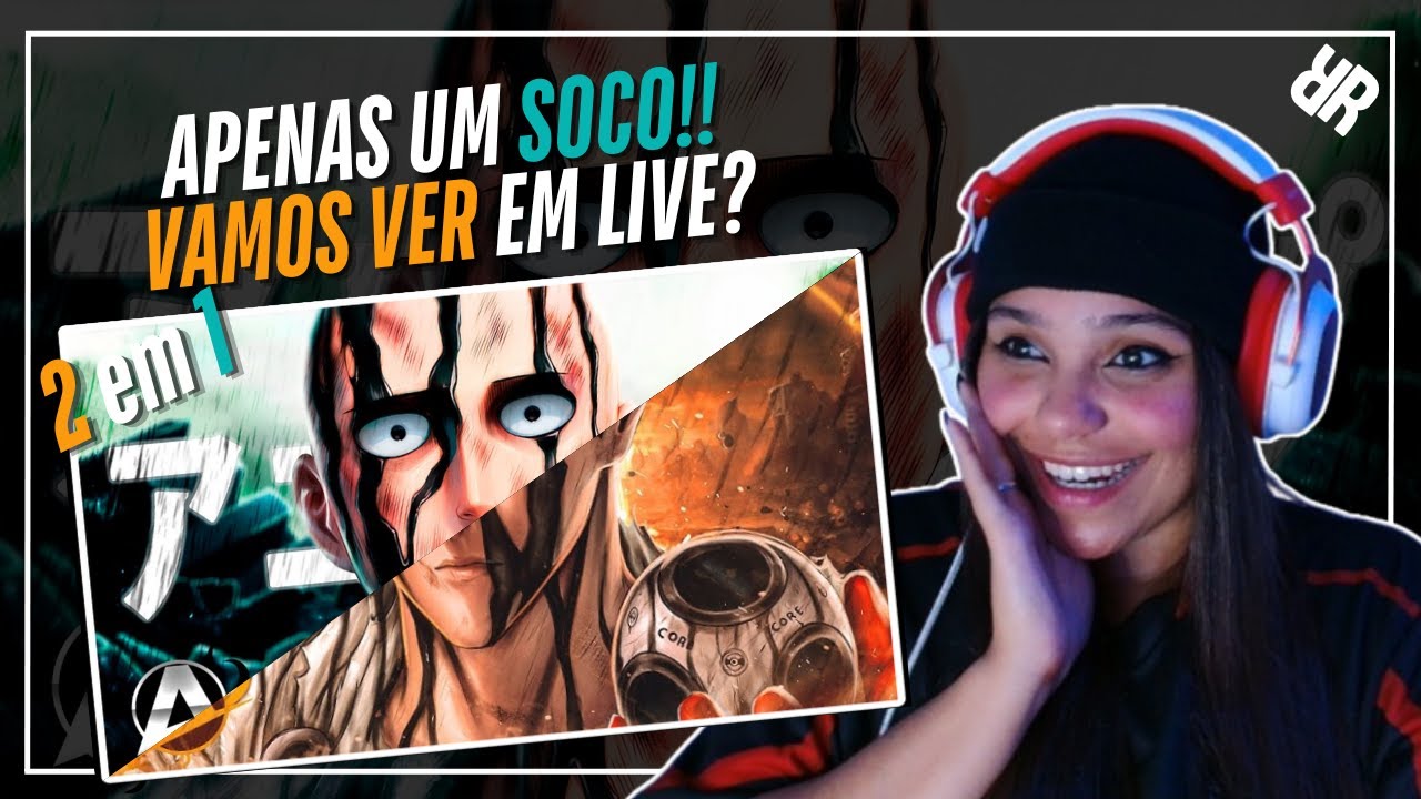 2 EM 1 | Saitama (One Punch Man) | Soco Sério | Soco Seriamente Sério | AniRap | REACT RAPHUMI