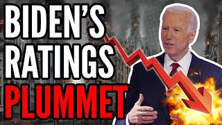 Bidens Approval Rating PLUMMETS to Record Lows, Critics Call For Biden to RESIGN, WH Collapses