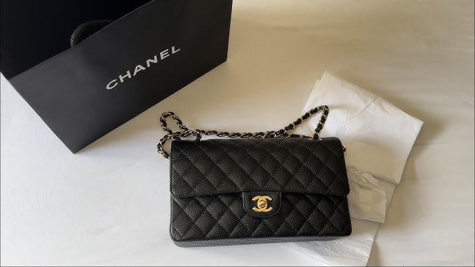 Chanel Unboxing - Beige Classic Flap in size m/l!! 