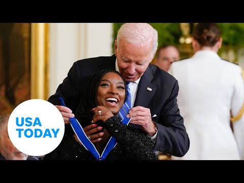 Simone Biles youngest person to receive Medal of Freedom | USA TODAY