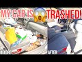 CLEAN WITH ME 2021 / MY CAR IS TRASHED! 🤮🤢 / EXTREME            CLEANING MOTIVATION / MESSY MOM CAR