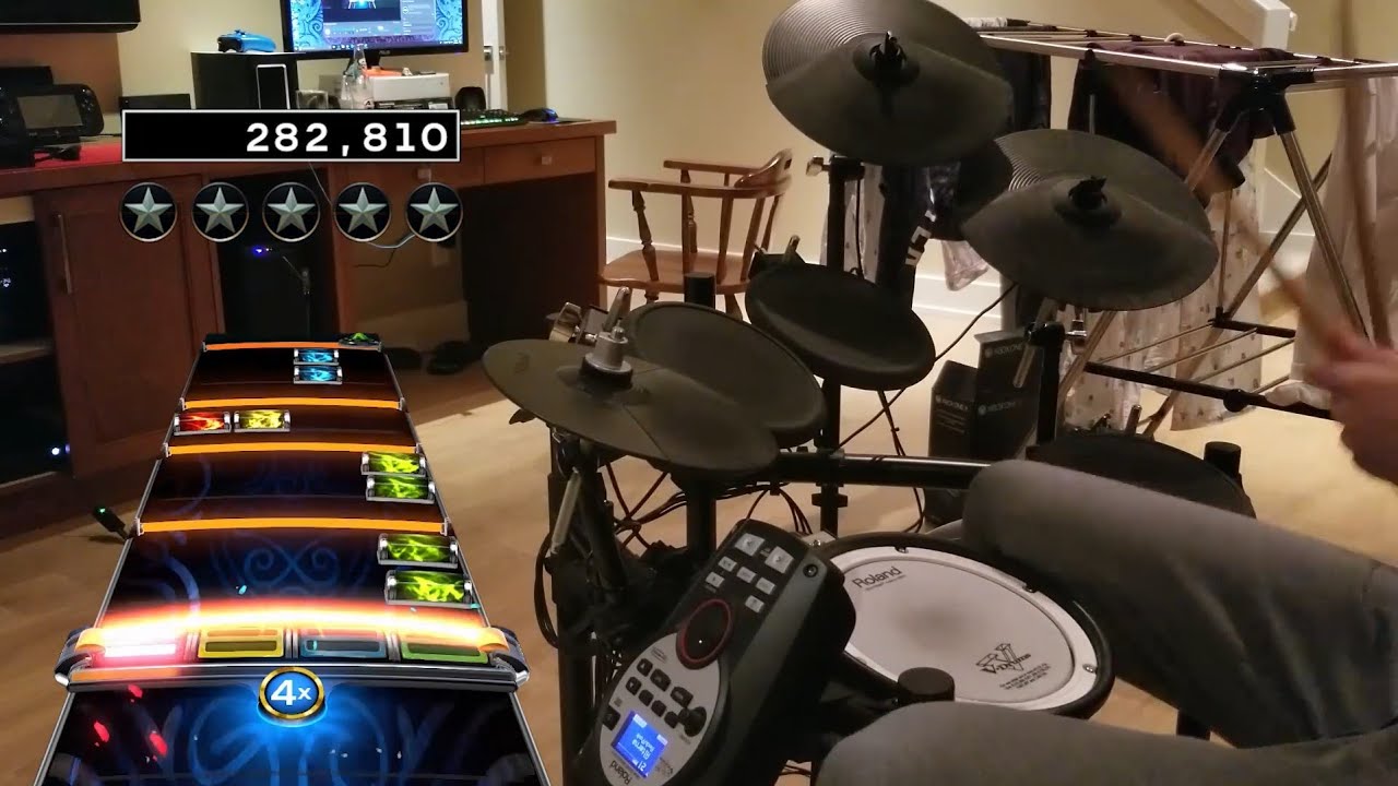 Hallowed Be Thy Name (Live) by Iron Maiden | Rock Band 4 Pro Drums 100% FC