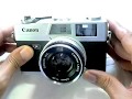 キャノン ニューキャノネットQL17の使い方 CANON New Canonet QL17 How to use 1970s Rangefinder camera