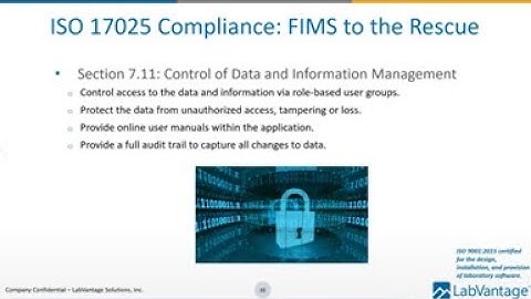 Quality Compliance Facilitated by Your Forensic Information Management System (FIMS)