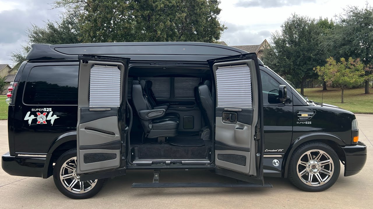 Supercharged 525 HP 4x4 Explorer Conversion Van Super Rare!!