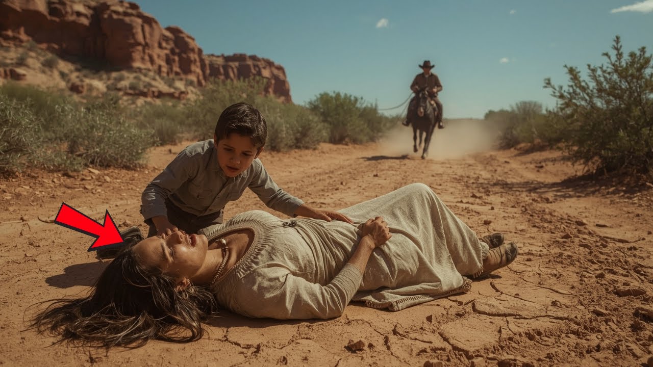 La mujer apache se desmayó, su hijo gritaba "¡MAMÁ!" Lo que hizo el vaquero satisface a todos