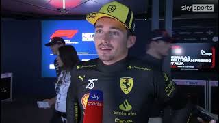 Details Charles Leclerc Post-Race Interview - F1 Italian Grand Prix 2022 Update