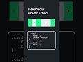 Interactive flex cards expand smoothly on hover to draw attention