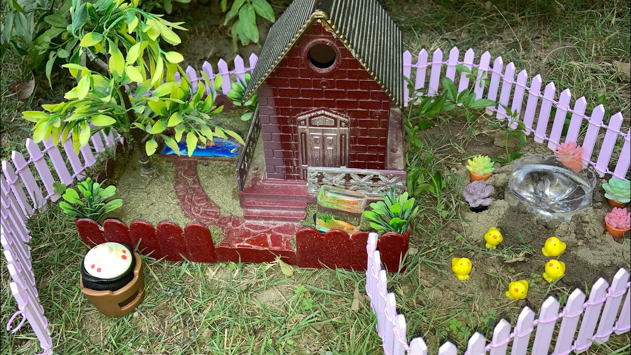 mini house garden setting YouTube