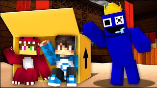 El Monstruo AZUL viene a MINECRAFT!!! ???? RAINBOW FRIENDS en Minecraft