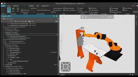 KUKA.Sim 4.0 KUKA ROBOT Programming -BOOLEAN Search Example