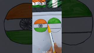 Indian Flag ??Vs Nigeria Flag ??artlife youtubeshorts jayhind