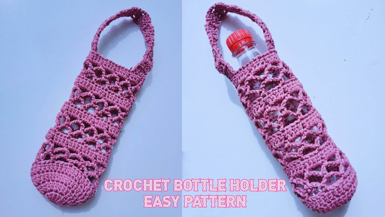 Louis Vuitton Crochet Bottle Cover - Handmade by Albina AE