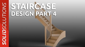 How to Design a Staircase #4 | Advanced SOLIDWORKS Tutorial