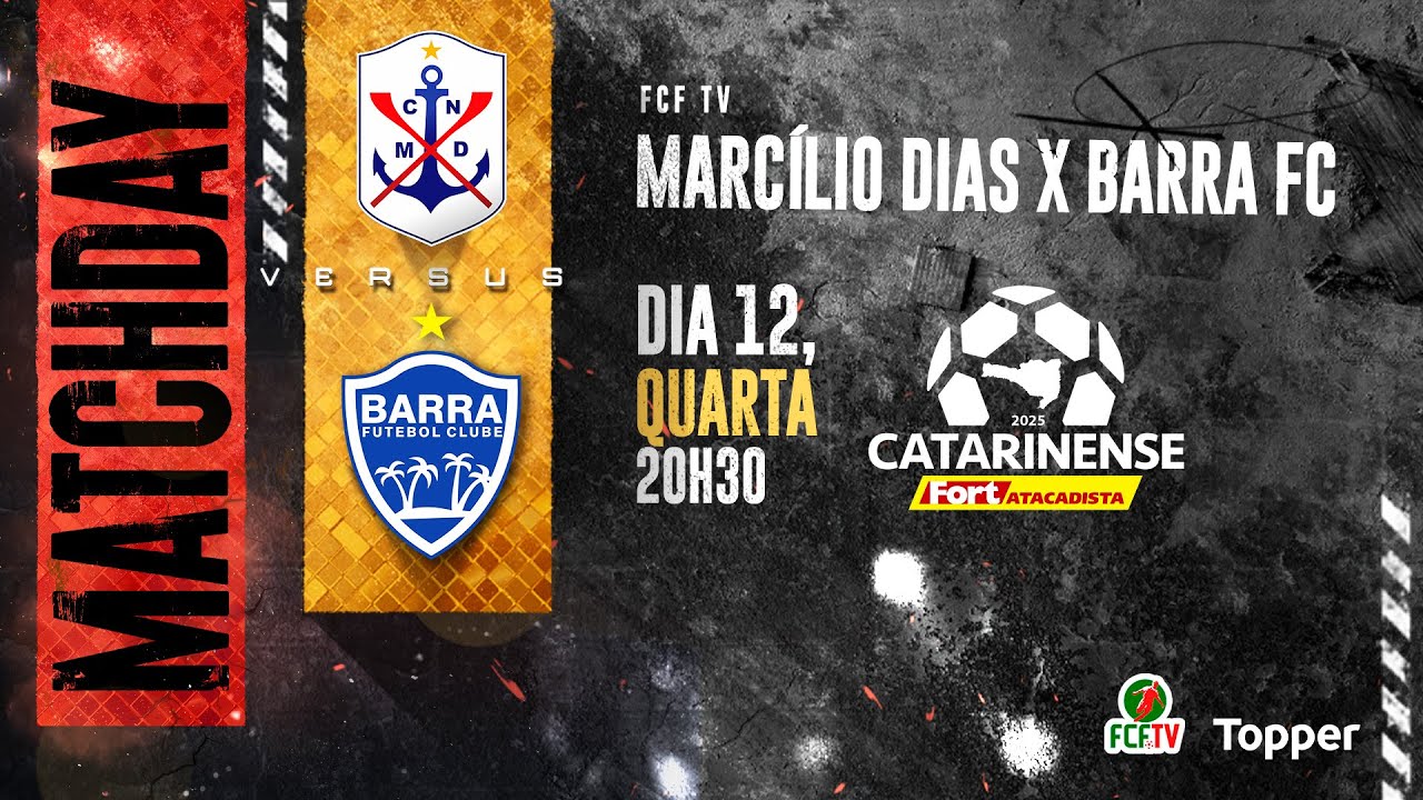 AO VIVO | MARCÍLIO DIAS X BARRA FC | CATARINENSE FORT ATACADISTA 2025 ...