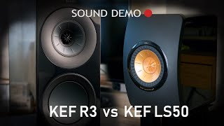 KEF R3 vs KEF LS50 - Sound Demo