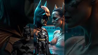 Batman || Superhero and his wife bath on swimming pool