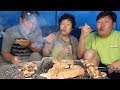 쉬운 양념으로 꿀맛내는 [[닭 숯불구이(Charcoal grilled chicken)]] 요리&먹방!! - Mukbang eating show