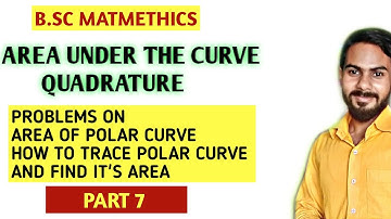 Problems on area of polar curve part 7