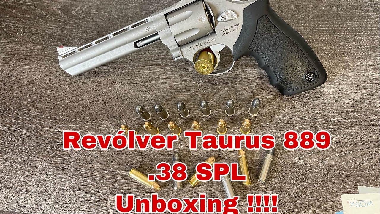 Revólver Taurus 889 cal .38 spl unboxing Mexico ! 