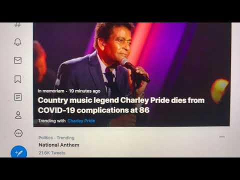 Charlie Pride Died Pride Is First Black Country Music Singer, Member Of Country Music Hall Of Fame