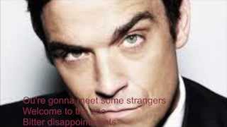 Video thumbnail of "Robbie Williams Go gentle with Lyrics"