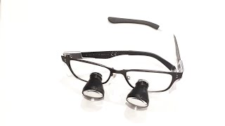 Очки для стоматолога Univet, с системой Галилея. Микросварка заушника. Univet glasses repair.