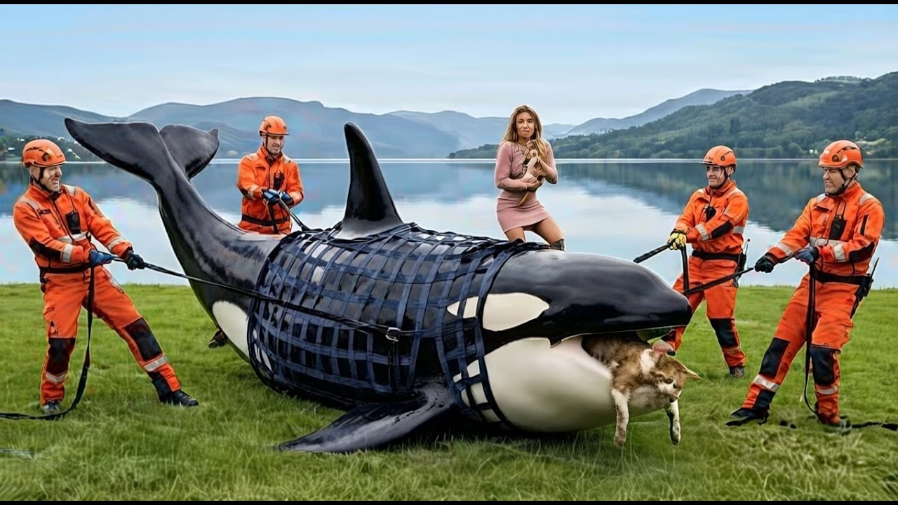 🐈🌊 The Impossible Bond: Saving a Mother Cat from the King of the Deep