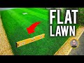 How to LEVEL Flat a Bumpy Lawn