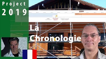 # 6.2 MS Project 2019 ● La Chronologie dans un projet ● Simple