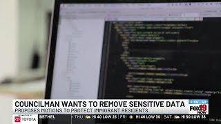 Councilman wants to remove sensitive immigration data