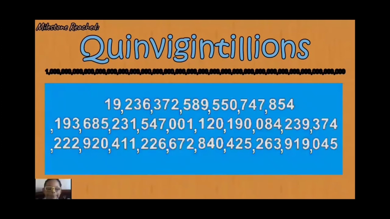 1 to 1 centillion with reverse 4x speed