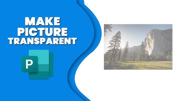 How to make a picture transparent in publisher 2016