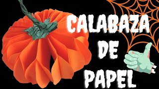 La 🔝CALABAZA🔝de PAPEL 👀