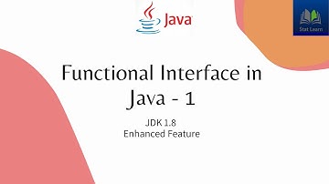 Functional Interface in Java - 1 | Introduction to Enhanced Feature  | JDK 1.8 #java #interface