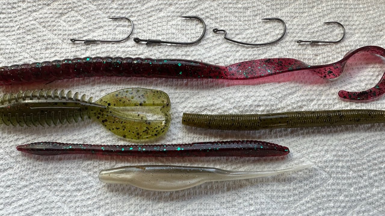 Most Anglers Use The Wrong Size Of Hooks In Their Soft Plastics