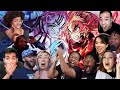 Rengoku vs akaza  demon slayer infinity train movie best reaction compilation