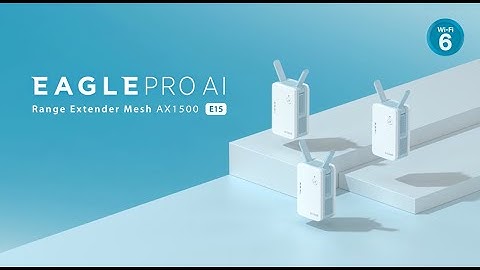D-Link EAGLE PRO AI E15 - Range Extender Mesh AX1500 - Product Video