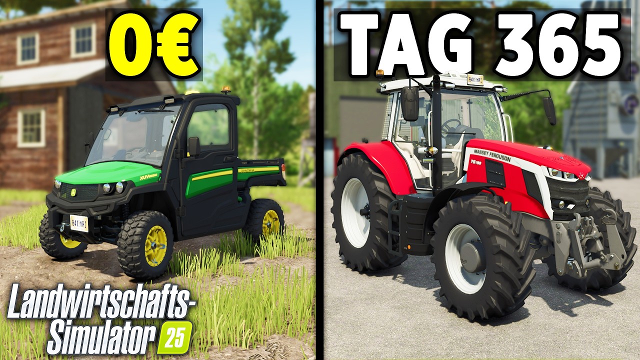 Ich starte mit 0€, auf leerer Karte! Landwirtschafts-Simulator 25