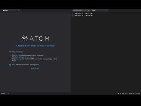 Python Programming Tutorial - 7 - Setting Up Atom - YouTube