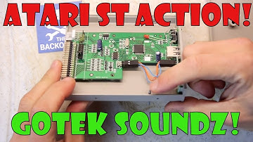 GoTEK Atari Floppy Emulator Sound Mod and Test
