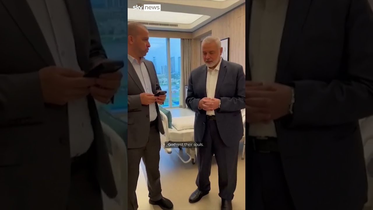 Moment Hamas Leader Finds Out Sons Are Dead