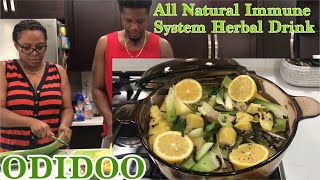 ALL NATURAL IMMUNE SYSTEM HERBAL DRINK | COOK WITH HUBBY & I