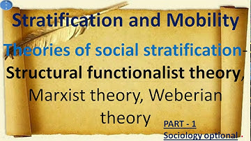 Theories of Social Stratification PART 1 Sociology Optional UPSC CSE