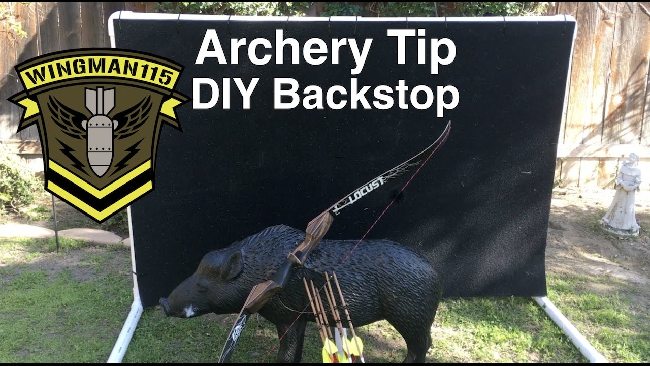 Archery Tip DIY BackStop YouTube