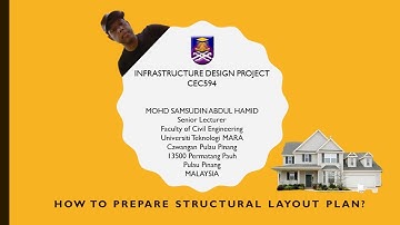 HOW TO PREPARE STRUCTURAL LAYOUT PLAN