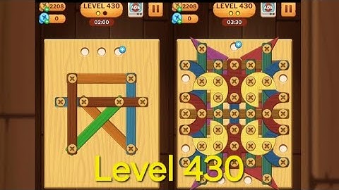 Screw Puzzle: Wood Nut & Bolt - Level 430