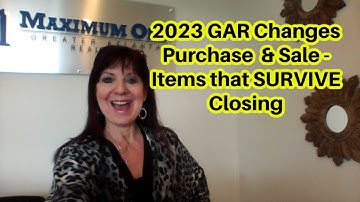 2023 GAR Contract Changes - Survival of Agreement