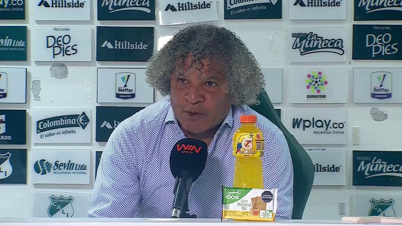 Rueda de prensa de Cali tras su partido con Internacional de Once Caldas